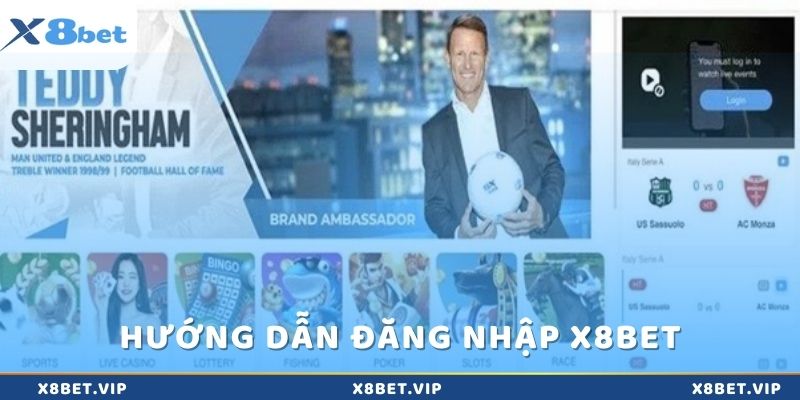 Hướng dẫn các bước đăng nhập x8bet đơn giản