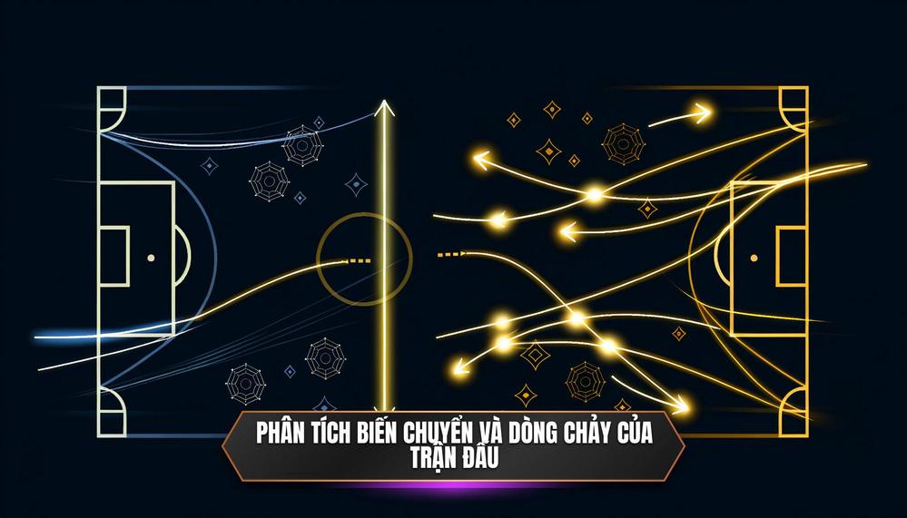 Phân tích biến chuyển và dòng chảy của trận đấu